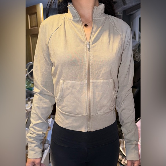 SKIMS LIMITED EDITION TRACK JACKET 'TAUPE' - Picture 8 of 9